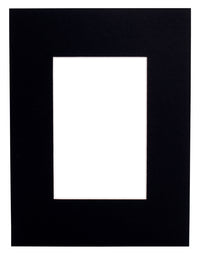 Mount Board 413 Black 18x24cm with 9x14cm window (5 pcs)