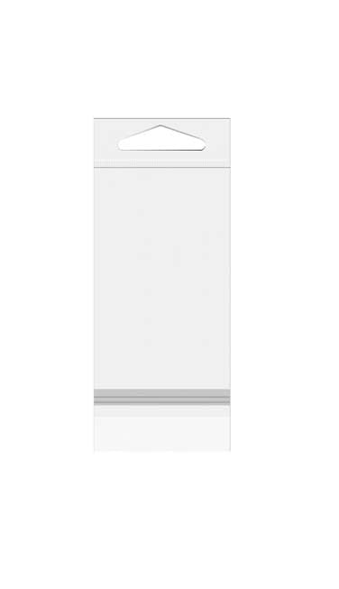 Headerbags 11x24,3cm met beschermende Sluiting (100 stuks) [HB49PC]