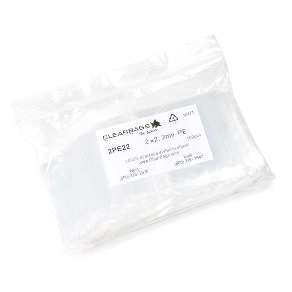 Gripzakken 5x5cm PE 50 micron (100 stuks) [2PE22]