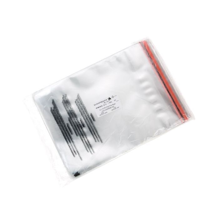 Plastic Zakken met Verstikkingswaarschuwing 15,2x22,9cm Hersluitbaar (100 stuks) [PFW169]