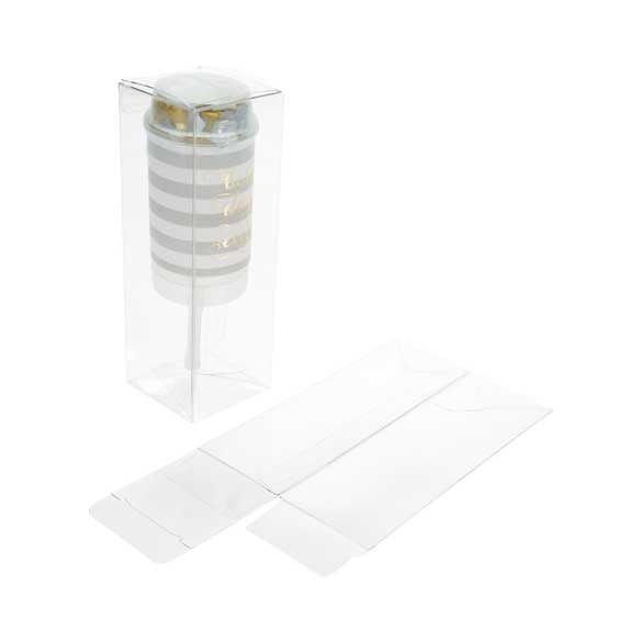 Plastic Doosjes 5,1x5,1x15,2cm Autolock Bodem (25 stuks) [PLB137]