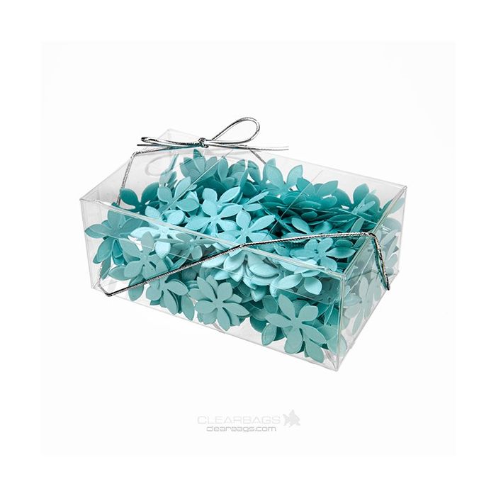 Plastic Doosjes 12,7x7,6x5,1cm Voedselveilig Autolock Bodem (25 stuks) [PLB199]