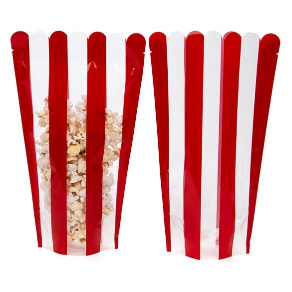 Stazakken Popcorn zak 16.5x10.2x26.7cm (100 stuks) [SP4P]