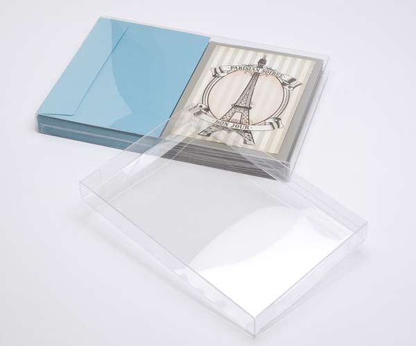 Plastic Doosjes 18,7x1,6x26,8cm Kristalhelder (25 stuks) [FB183]