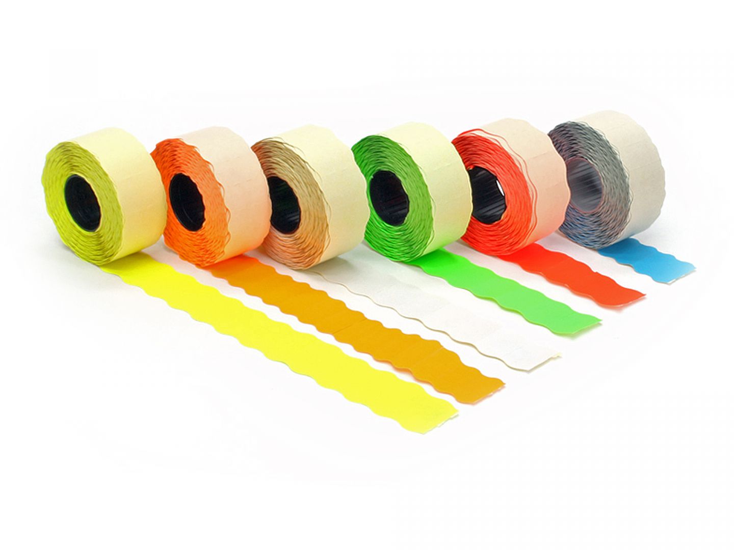 Price label 22x12 mm white permanent 1500 pcs. per roll (1 roll)