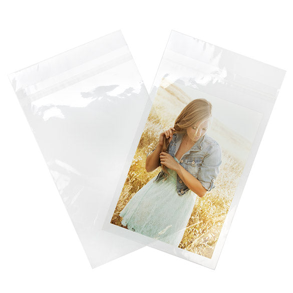 Plastic Zakken 22,7x36,2cm Transparant en Hersluitbaar (100 stuks) [B814PC]