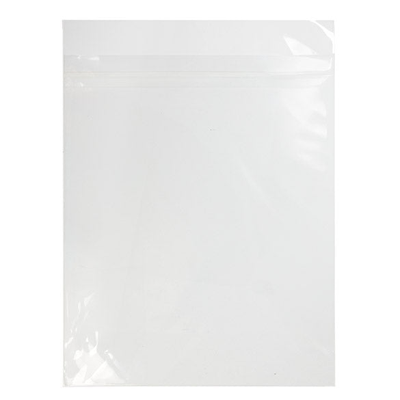 Plastic Zakken 22,7x36,2cm Transparant en Hersluitbaar (100 stuks) [B814PC]