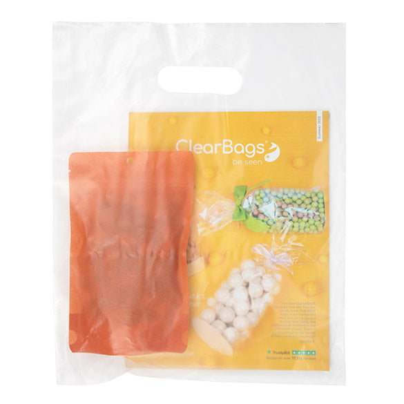 Draagtassen Frosted 55 Micron, 30,5x38,1cm (100 Stuks) [H1215FT1R]