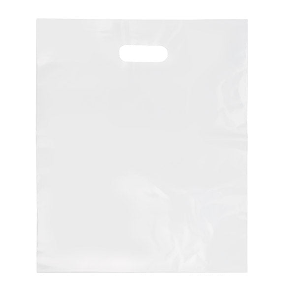 Draagtassen Transparant 55 Micron, 38,1x45,7cm (100 Stuks) [H1518CL1R]