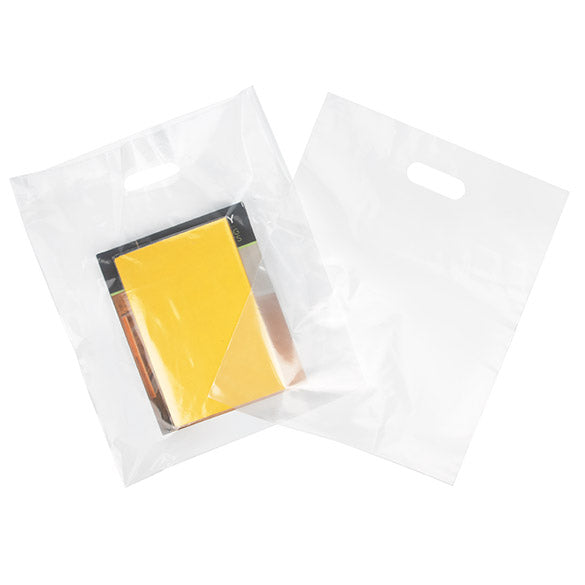 Draagtassen Transparant 55 Micron, 38,1x45,7cm (100 Stuks) [H1518CL1R]