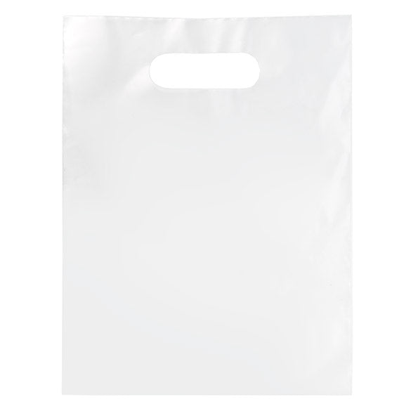 Draagtassen Frosted 55 Micron, 22,9x30,5cm (100 Stuks) [H912FT1R]