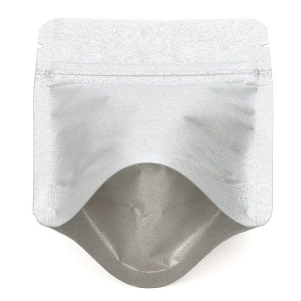 Stazakken Rijstpapier Zilver 7,9x5,1x13cm | 28 gram (100 stuks) [ZBGR1SS]