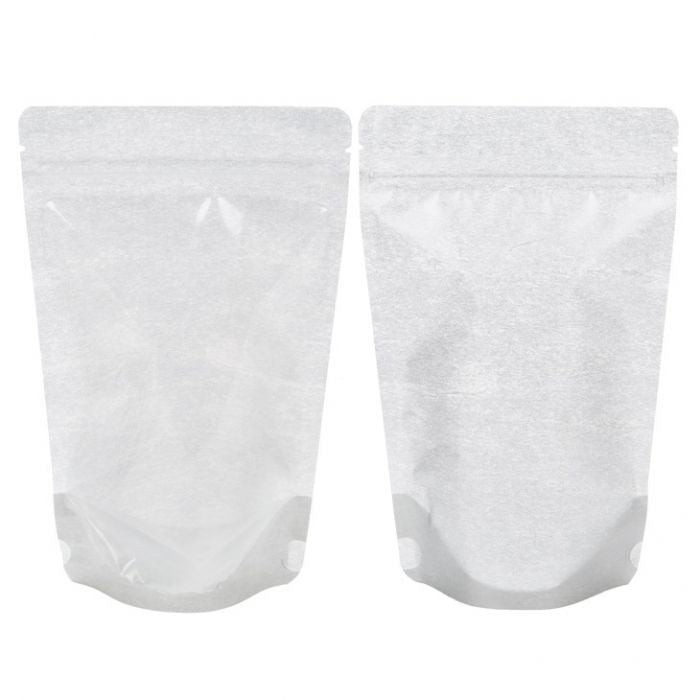 Stazakken Rijstpapier Transparant/Zilver 13x7,9x20,6cm | 113 gram (100 stuks) [ZBGR3SC]