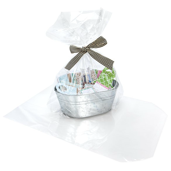 Plastic Zakken met Ronde Bodem voor Manden 45,7x61cm (100 stuks) [RB1824]