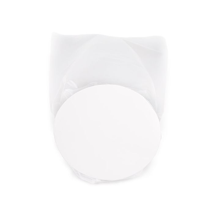 Frosted Plastic Zakken ronde Bodem 8,3x25,4 cm Met Papieren Kaart (50 stuks) [RPBGF3]