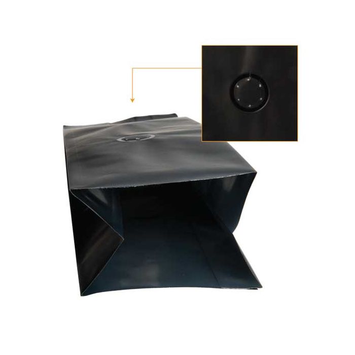 Koffiezakjes Mat Zwart met Ventiel 8,5x6,5x33cm 450 gram (50 stuks) [SGC2BM]