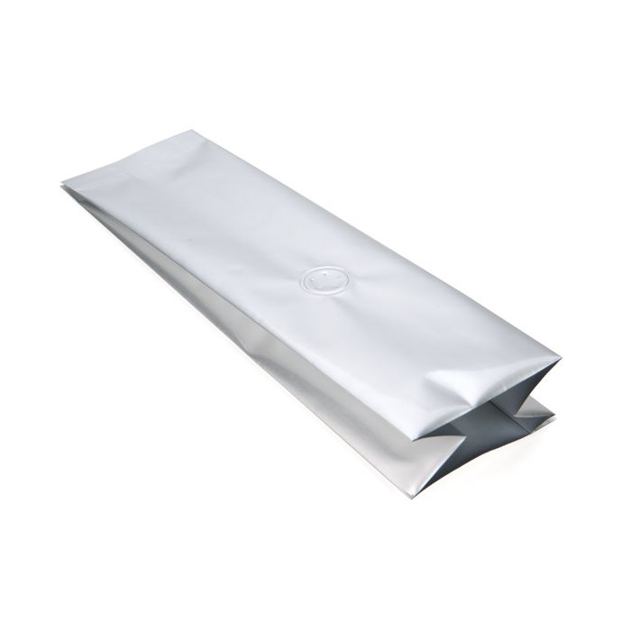 Koffiezakjes Zilver met Ventiel 8,5x6,5x33cm (50 stuks) [SGC2S]