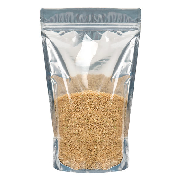 Stazakken Transparant/Goud 18,9x11,4x29,4cm | 393 gram (100 stuks) [ZBGG6H11]