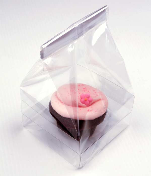 Cupcake Zakken voor 1 Cupcake 10.2x10.2x22.9cm (100 Stuks) [CBG1XL]