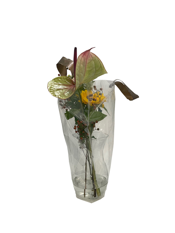 Hoezen met handvatten voor bloemenvazen groot 60x53x17cm bodem (50 stuks) [SL003889A]