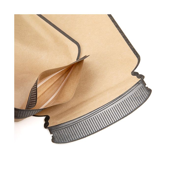 Stazakken Kraft Pot Vorm 13x7,6x20,6 cm (100 Stuks) [SP3KZ]