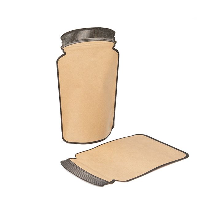 Stazakken Kraft Pot Vorm 13x7,6x20,6 cm (100 Stuks) [SP3KZ]