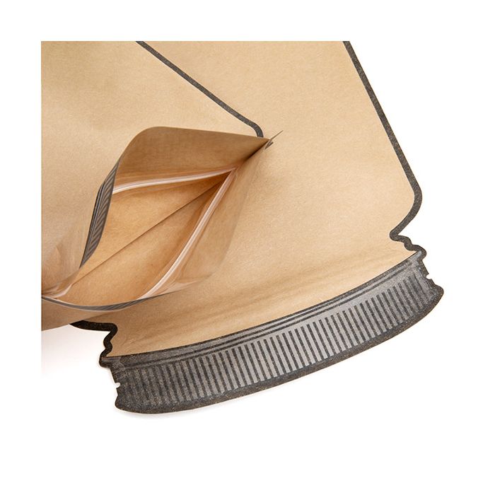 Stazakken Kraft Pot vorm 15,2x7,9x25,4 cm (100 Stuks) [SP7KZ]