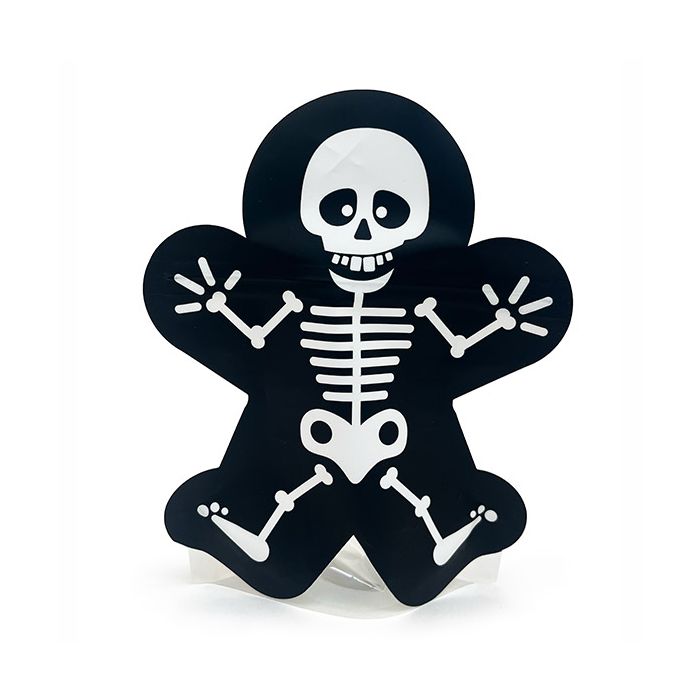 Skeleton Shaped Pouch 16.7x7.6x20.6 cm