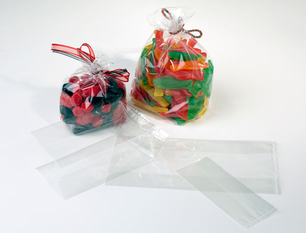 Plastic Zakken 15,2x10,2x61cm met zijvouw (100 stuks) [GB20]