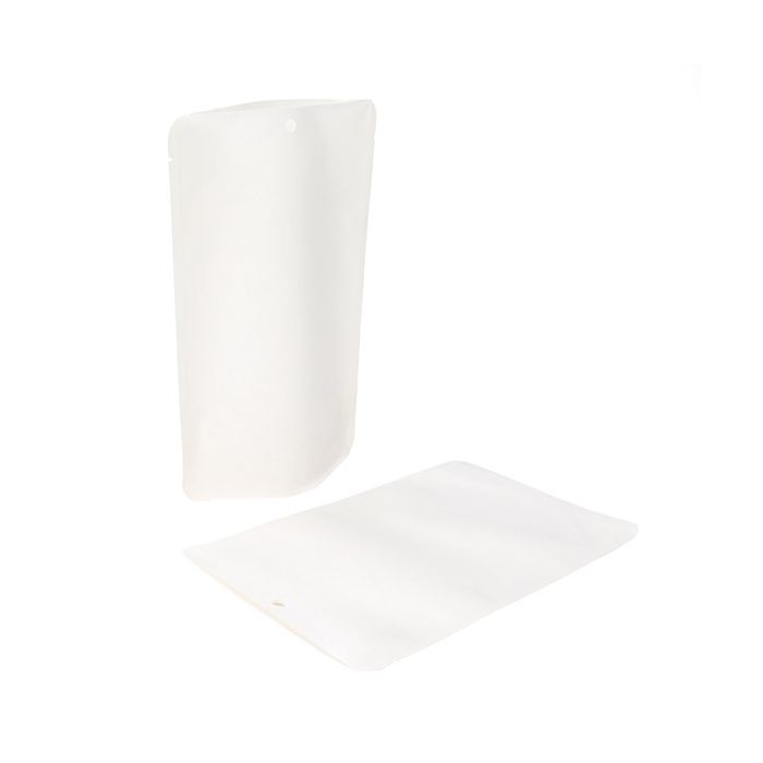 Stazakken Kraft Wit Milieuvriendelijk 13x7,9x20,6 cm (100 Stuks) [SUPEK3W]