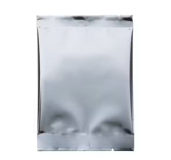 Plastic Zakken Zilver 7,5x10,2cm Gemetalliseerd en Sealbaar (100 stuks) [SVP34S]