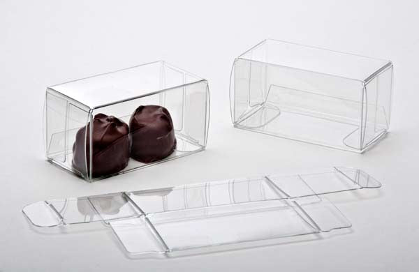 Plastic Doosjes voor Chocolade 3,5x3,7x7cm Voedselveilig (25 stuks) [FPB226]
