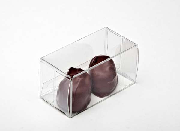 Plastic Doosjes voor Chocolade 3,5x3,7x7cm Voedselveilig (25 stuks) [FPB226]