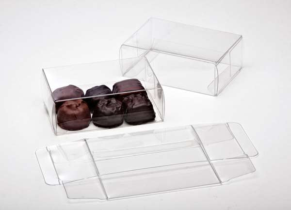 Plastic Doosjes voor Chocolade 7x3,7x10,5cm Voedselveilig (25 stuks) [FPB229]