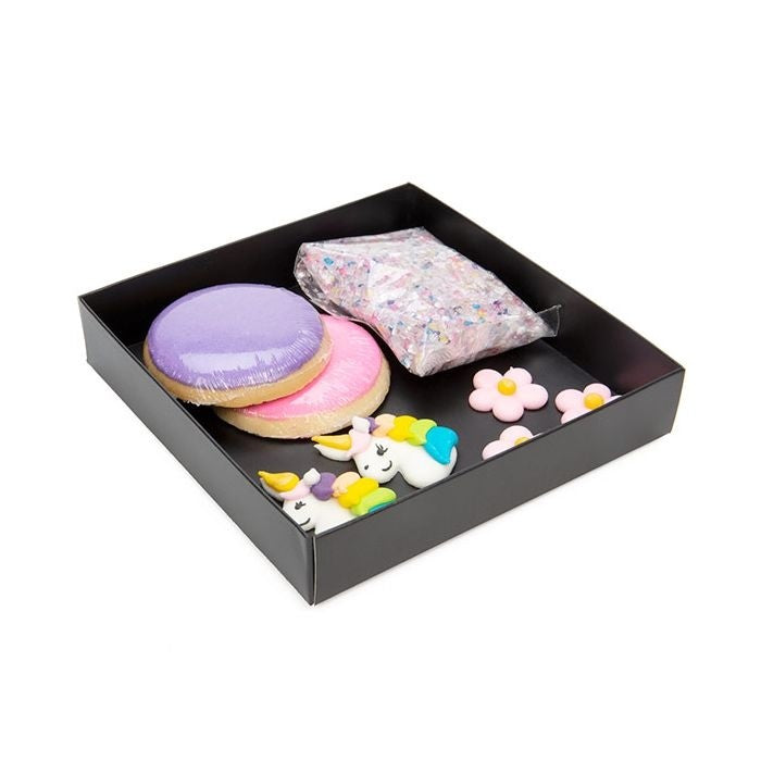 Zwarte Kraftdoosjes Bodem 13x2.5x13.3cm (25 stuks) [BK357]