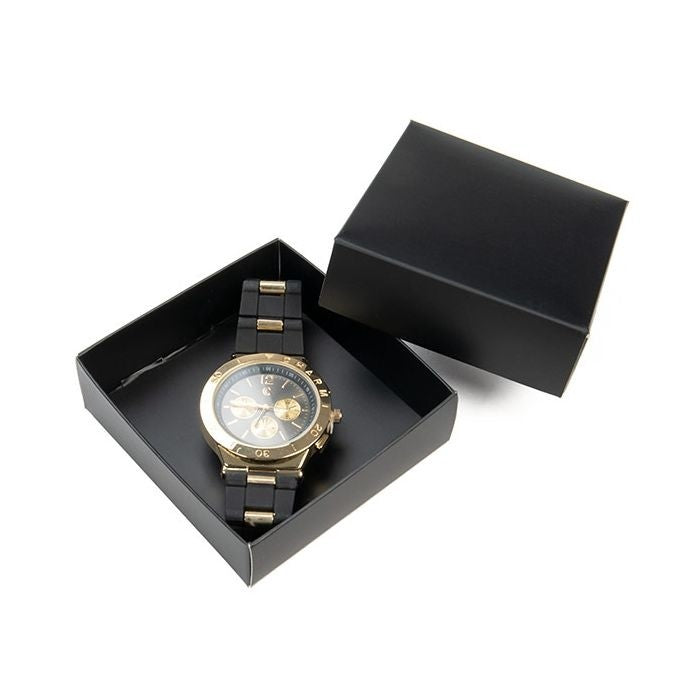 Zwarte Kraftdoosjes Bodem 7.9x2.5x8.3cm (25 stuks) [BK356]