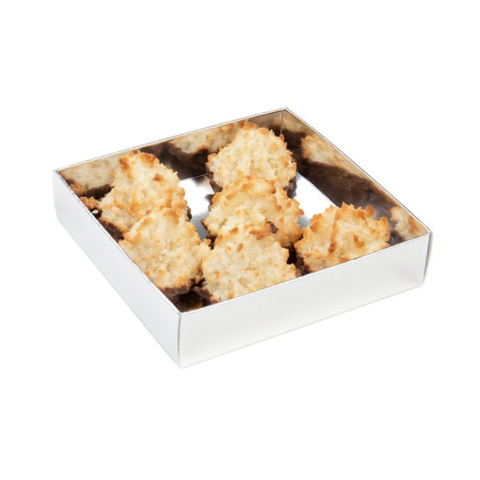 Kraft Doosjes Bodem Zilver 10,5 x 2,5 x 11 cm (25 stuks) [SS99]