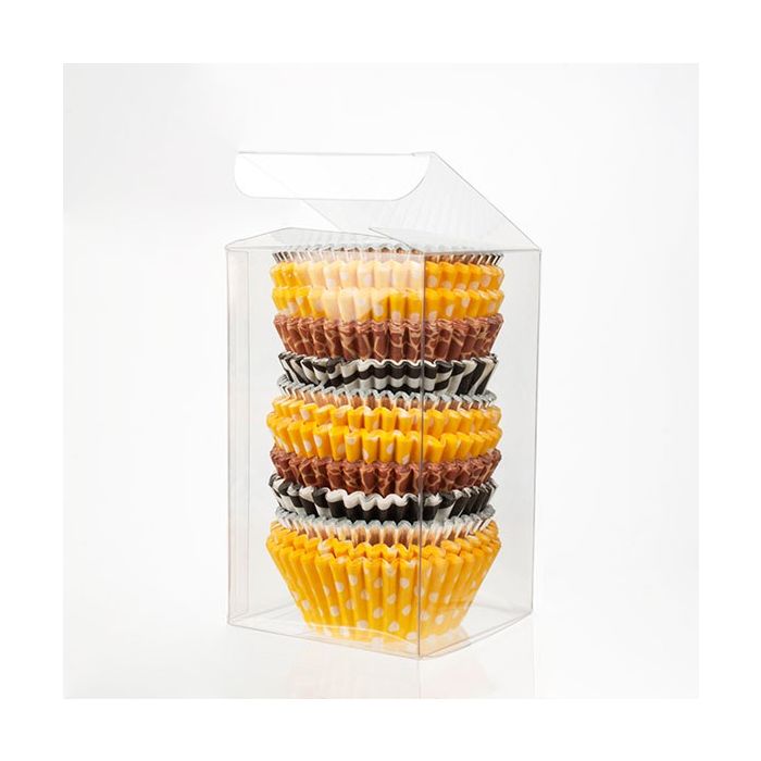 Plastic Doosjes 7,6x7,6x12,7cm Kristalhelder (50 stuks) [VB299]