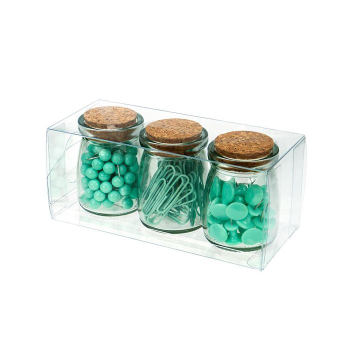 Plastic Doosjes 7,6x7,6x17,8cm Kristalhelder (50 stuks) [VB300]