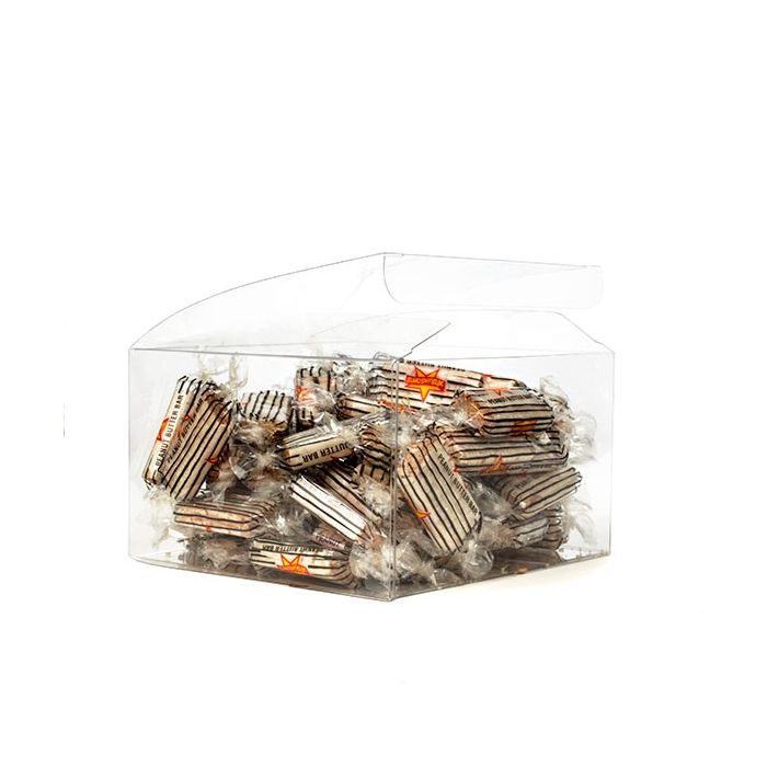 Plastic Doosjes 12,7x12,7x7,6cm Kristalhelder (50 stuks) [VB307]