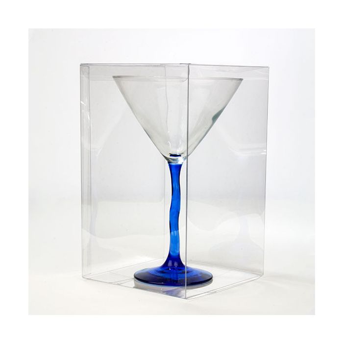 Plastic Doosjes 12,7x12,7x20,3cm Kristalhelder (50 stuks) [VB310]