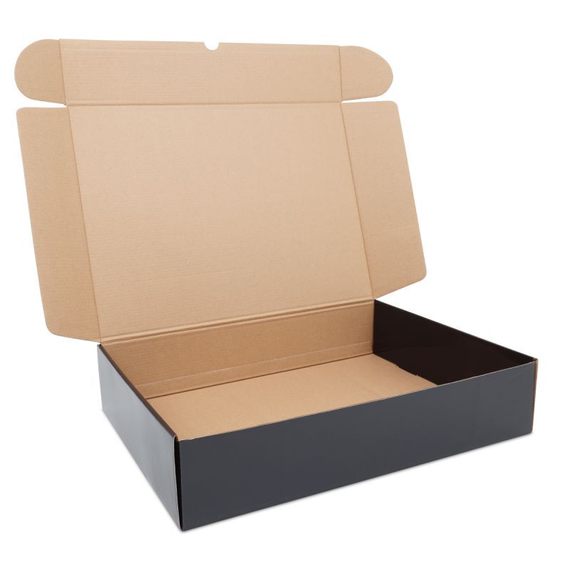 Shipping cartons 41.5x30.5x8,5cm Black (50 pcs)