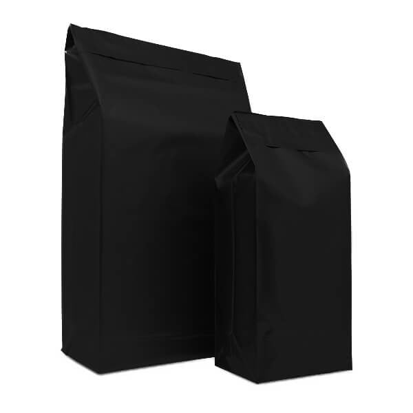 Plastic Mailing Bags 30+14x47 cm Black (125 pcs)