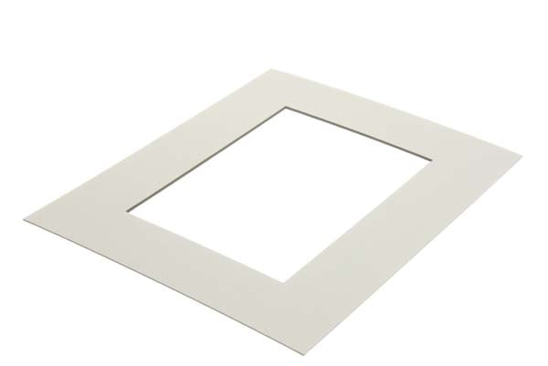 Passepartout Wit/Zwart Kern 19,4x24,5cm Venster - Buitenmaat 27,9x35,6cm (10 stuks) [MS20200]