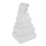 Verzenddozen 33x25x8cm Wit (50 st.) [FP-VPD100]