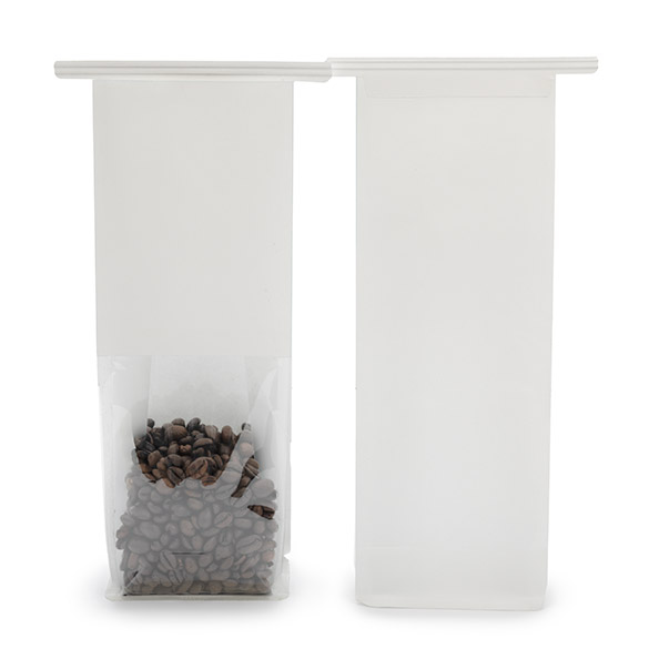 Blokbodemzakken Wit met Tin-Tie Sluiting en Zijvouw 8,9x6,4x25,4cm (100 stuks) [TTGB1W]