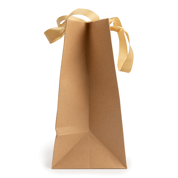 Cadeautasjes Kraft met Venster 17,8x12,7x24,9cm (10 stuks) [GMBW2K]