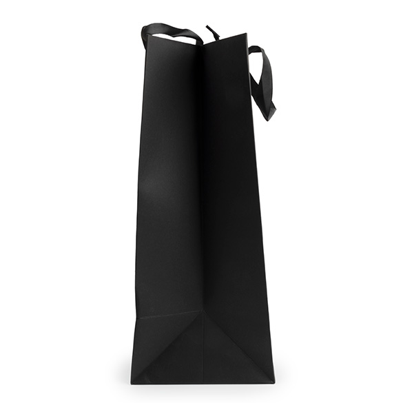 Cadeautasjes Zwart met Venster 24,9x15,2x35,1cm (10 stuks) [GMBW3B]