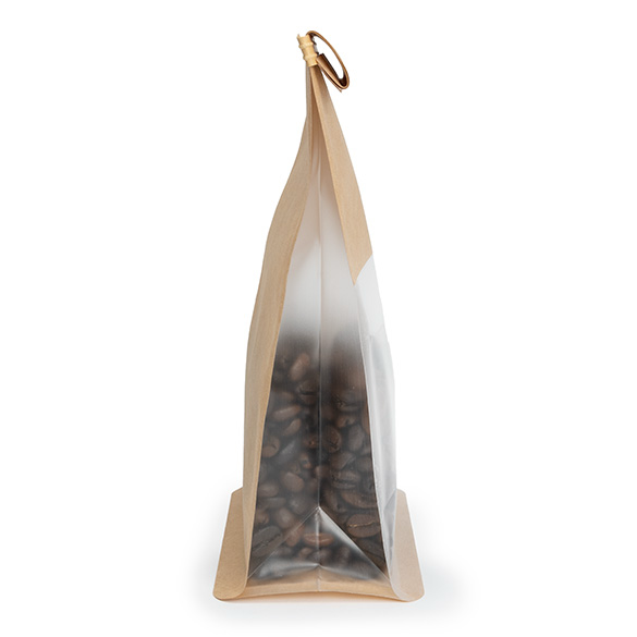 Blokbodemzakken Kraft met Tin-Tie Sluiting en Zijvouw 10,2x6,4x20,3cm (100 stuks) [TTGB2K]