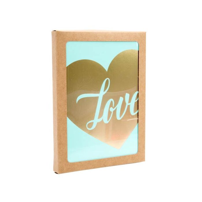 Kraftdoosjes met Venster 15.3x2.5x21.5cm (25 Stuks) [WKRGA5XL]